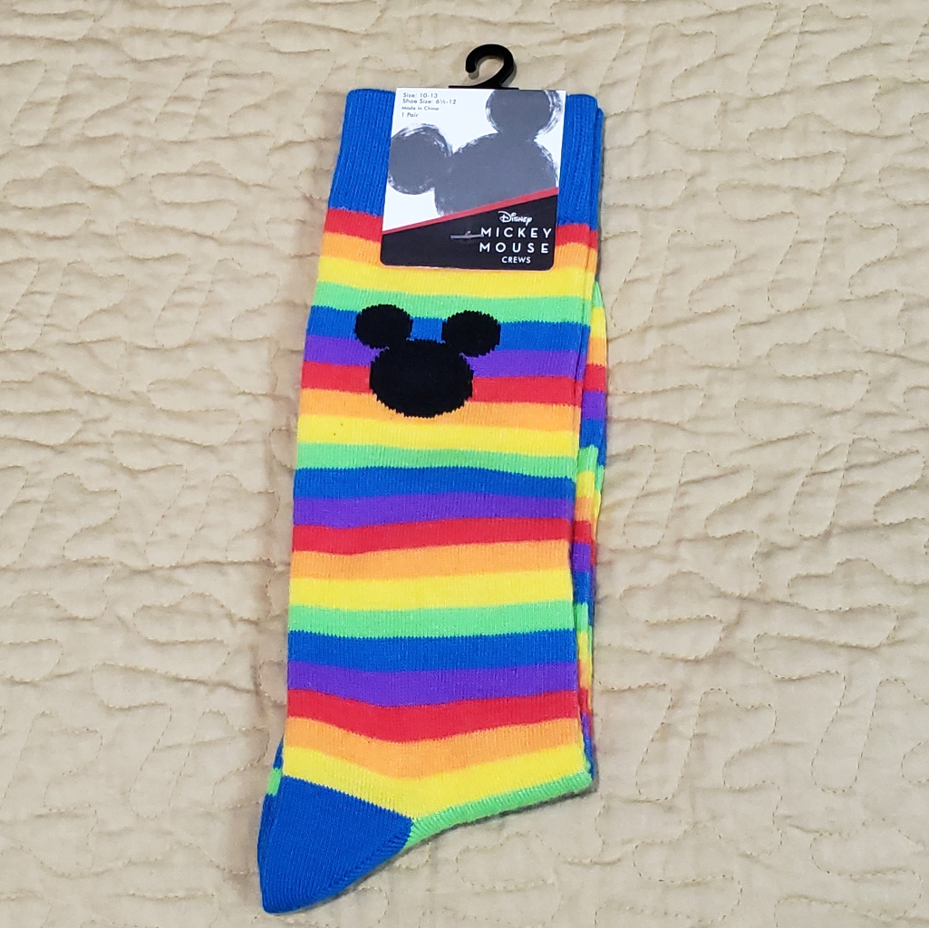 Mickey Mouse Rainbow Socks